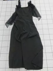 ◇ ⊂  Louere オフショルダーワンピース ブラック系 M レディース E  【1508250044984】