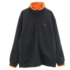 NIKE ナイキ フリースジャケット M ブラック メンズ 古着