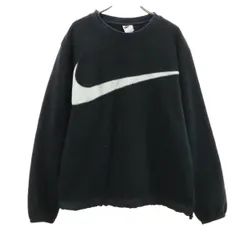 NIKE ナイキ 長袖 フリース トレーナー XL ブラック メンズ 古着