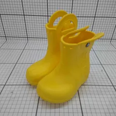 ◇ Θ crocs クロックス 子供用 ベビー 雨 梅雨 レインブーツ サイズ7 イエロー系 男の子 女の子 E  【1508260039963】