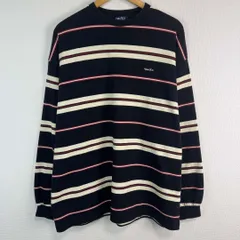 nautica ノーティカ 長袖Tシャツ ロンT ボーダー Mサイズ メンズ 古着 ストリート　シティーボーイ