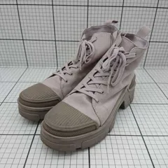 ◇ Θ CHARLES & KEITH　チャールズ＆キース ハイカット レースアップ スニーカー サイズ38 ピンク系 レディース E  【1508260042352】のサムネイル