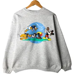 古着 90年代 ヘインズ Hanes HEAVYWEIGHT MICKEY MOUSE ミッキーマウス キャラクタースウェットシャツ トレーナー USA製/eaa590570