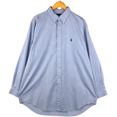 古着 ラルフローレン Ralph Lauren YARMOUTH 長袖 ボタンダウンシャツ メンズXL相当/eaa588640