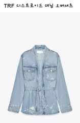 ザラ デニムシャツジャケット ラージ