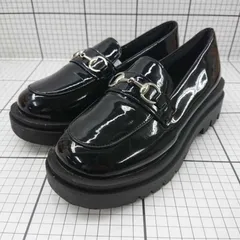 ◇ Θ リバティードール 光沢加工 ローファー サイズLL ブラック系 レディース E  【1508260045063】