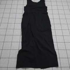 ◇ ⊂ AZUL 無地 ノースリーブ ロング丈 ワンピース サイズM ブラック系 レディース E  【1508260046152】