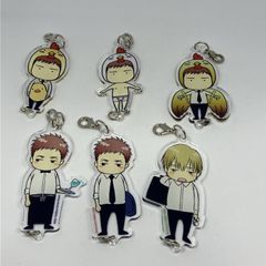 囀る鳥は羽ばたかない 矢代 百目鬼 普段着 ディフォルメ SD 絵柄 缶