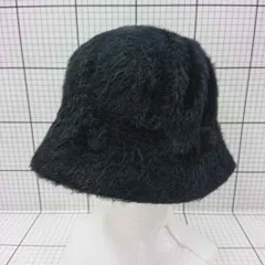 ◇ ⊇ Ungrid アングリッド 起毛 シンプル バケットハット ブラック系 サイズフリー レディース E  【1508260047319】