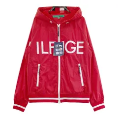 サイズ：M TOMMY HILFIGER GOLF トミー ヒルフィガーゴルフ  フード付き 裏メッシュ 長袖ジャケット  レッド系 [240101460791] ゴルフウェア レディース ストスト