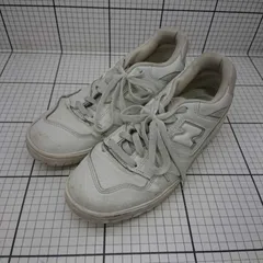 ◇ Θ ニューバランス BB550WWW ホワイト系 27cm メンズ スニーカー E  【1509100018155】