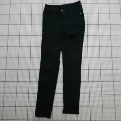 ◇ Θ C-SEVENTEEN シーセブンティーン シンプル カジュアル スキニーパンツ サイズXS ブラック系 レディース E  【1509100018322】