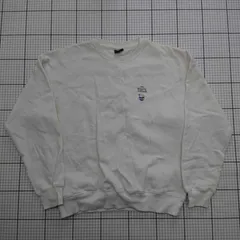 ◇ ⊇ Disney ディズニー プーさん カジュアル かわいい 裏起毛 長袖 トレーナー サイズM ホワイト系 レディース E  【1509100018926】