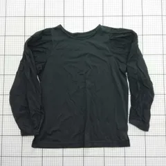 ◇ ⊂ グリーンレーベルリラクシング シンプル 大人カジュアル 長袖 カットソー サイズ表記なし ブラック系 レディース E  【1509100018834】