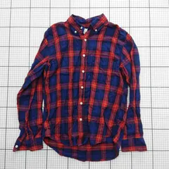 ◇ ⊇ URBAN RESEARCH アーバンリサーチ チェック柄 カジュアル 長袖 シャツ サイズM ネイビー系 レッド系 レディース E  【1509100018575】