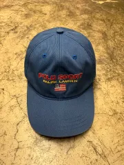 90s ポロ スポーツ ラルフローレン ベースボールキャップ ネイビー