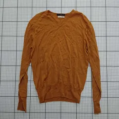 ◇ ⊂ SHIPS シップス シンプル 薄手 長袖 ニットベスト サイズL キャメル系 レディース E  【1509100019206】