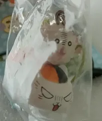 e#夏目友人帳#　D. ニャンコ先生　&　毛玉　フィギュアストラップ