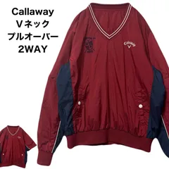 Callaway Golf　Vネックプルオーバー　２way ナイロンブルゾン　M