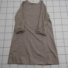 ◇ ⊂ And Search ワンピース ベージュ系×ライトブラウン系 M レディース E  【1509100020639】