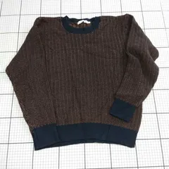 ◇ ⊇ アメリカンホリック ニット 長袖 ニット サイズL ブラウン系 レディース E  【1509100020981】