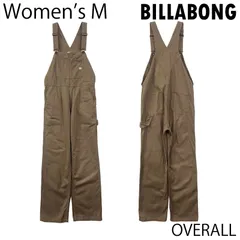【USED／ウィメンズM】BILLABONG オーバーオール ベージュブラウン