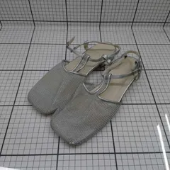 ◇ ⊂ SENSE OF PLACE メッシュ パンプス サイズL シルバー系 レディース E  【1509190037586】