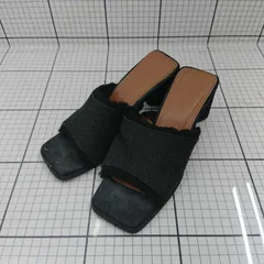 ◇ ⊂ AZUL カジュアル サンダル サイズS ブラック系 レディース E  【1509190037531】