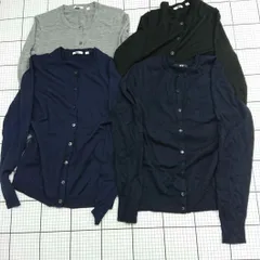 ◇ ⊆ 《 UNIQLO ユニクロ 無地 カーディガン レディース 》 E  【1509100029205】