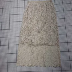 ◇ ⊂ green label relaxing 花柄 ロング丈 タイト スカート サイズ38 ホワイト系 レディース E  【1509100027461】