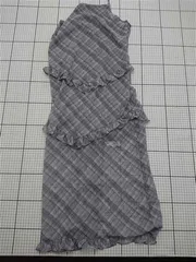 ◇ ⊂ 美品 フォルクシー シンプル系 ノースリーブ 膝丈 ワンピース サイズF グレー系 レディース E  【1509190037982】