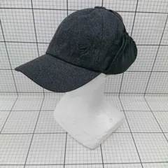 ◇ ⊇ FORE CAST 防寒耳付き ウール混キャップ ブラック系 サイズ58 メンズ E  【1509190037890】