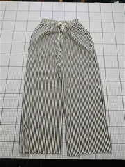 ◇ ⊂ reca レカ ストライプ柄 イージーパンツ サイズM ベージュ系 レディース E  【1509190038279】