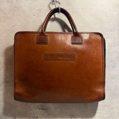 良品 フジタカ ビジネスバッグ ブリーフケース レザー ブラウン 茶