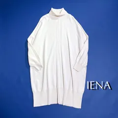 cj101 IENA カシミヤ100% カシミヤ ロングプルオーバー ニット ワンピース タートルネック　イエナ ラブークル IENA LA BOUCLE