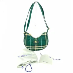 BURBERRY LONDON バーバリーロンドン ショルダーバッグ/ホースシュークロスボディバッグ  キルティングナイロン 81113101   グリーン  / 240001164514のサムネイル