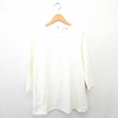 レプシィム ローリーズファーム LEPSIM LOWRYS FARM ワンピース ひざ丈 総柄 プルオーバー 丸首 綿 コットン 長袖 M 白 アイボリー /TT6