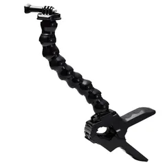 エレコム GoPro HERO10/9/8/7/6/5/MAX グースネッククランプ型マウント ブラック AC-MBGNCP01BK [5) グースネッククランプ型]のサムネイル