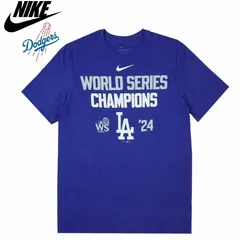 ナイキ NIKE メンズ Tシャツ 446832 M NK WS CHAMPS 4 CTN Tee ロサンゼルスドジャース ワールドシリーズチャンピオンズ 2024 ROYALBLUE ロイヤルブルー 青 グレー MLB 半袖 大谷翔平 山本由伸
