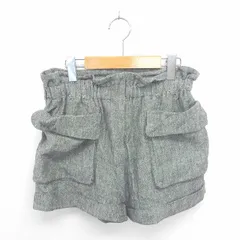 ダイアグラム グレースコンチネンタル Diagram GRACE CONTINENTAL パンツ キュロット ショート ジップフライ ロールアップ 綿 コットン 36 グレー 灰 /TT31のサムネイル