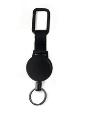 新品 [Marcea] リールキーホルダー カラビナ付き 多機能 超軽量 伸縮性リール式キーリール 最長60cm 紛失防止 吊り下げ名札 キャンプ ハイキング 釣りアウトドア用