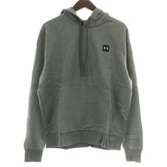 アンダーアーマー UNDER ARMOUR UA ライバル フリース フーディー UA RIVAL FLEECE HOODIE パーカー スウェット 長袖 裏起毛 プルオーバー ロゴ M グレー 1357092 /XZ ■GY18
