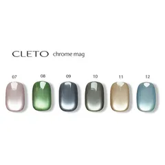 クレト CLETO クロムマグ 7g 【6種類からご選択】 07-12 マグネットネイル マグネットジェル マグジェル グリッター ラメ ミラー ぷるぷる つやつや ジェルネイル ネイルアート ピンク ベージュ グリーン ブルー ブラウン オレンジ