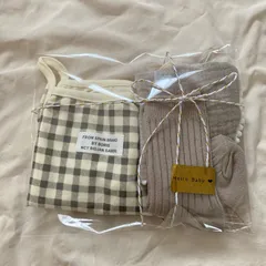 出産祝い　男の子　スタイ　ベビー　プチギフト　ラッピング　ハンドメイド