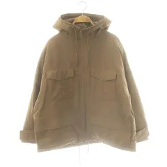 ユニクロ UNIQLO × ホワイトマウンテニアリング White Mountaineering ダウンジャケット M ベージュ /ES