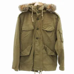 ギャップ GAP モッズコート フード ライナー付 フェイクファー ダブルジップ カーキ /TI