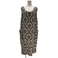 COMME des GARCONS 93SS フラワーダマスクノースリーブロングワンピース 総柄 花柄 Archive 90s Ultrasimple レディース