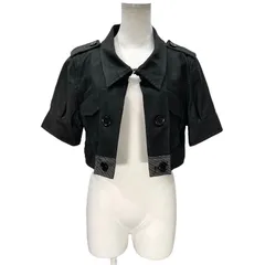 LIMI feu コットンラミーダブルブレストショートジャケット ブルゾン Yohji Yamamoto リミフゥ ヨウジヤマモト レディースのサムネイル