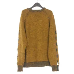 トーガ TOGA VIRILIS 22AW CONCHO KNIT PULLOVER コンチョニットプルオーバー セーター 46 イエロー TV22-XN305のサムネイル