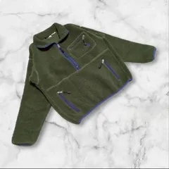 【ザノースフェイス】（M）フリースジャケット ボア ハーフジップ ロゴ刺繍